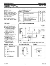Datasheet BUK201-50Y manufacturer Philips